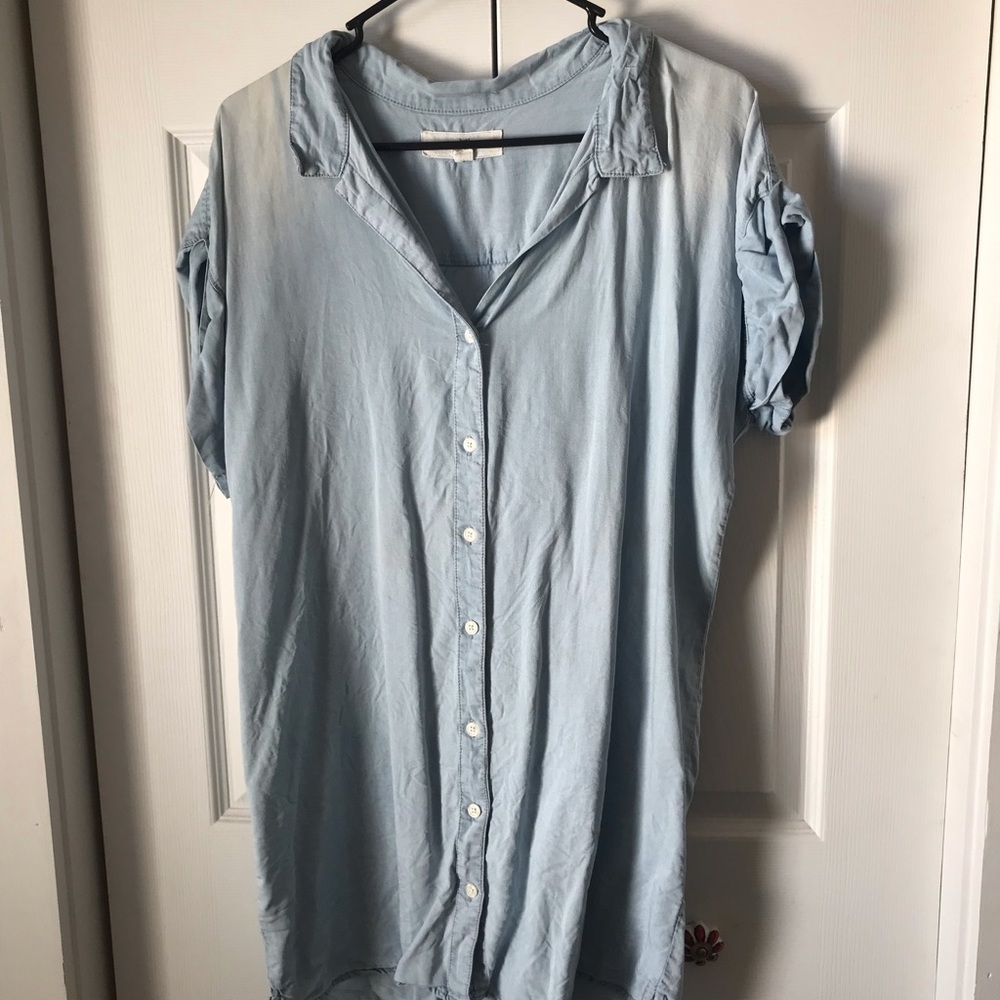Denim Button down dress